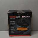 Mueller Heart 5 Waffle Maker, Waffle Iron, Adjustable Browning Control & Nonstick, Cool Touch Handle, Easy to Clean, Small Kitchen Appliances