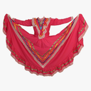Mexican Traditional Jalisco Dress Vestido Tipico Mexicano Women Size Women L Pink
Size -2XL