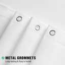 MitoVilla Long Shower Curtain Liner 72 X 78, White 78 inch Long Shower Curtain Liner for Simple Neutral Bathroom, PEVA Heavy Duty Waterproof Bathroom Shower Liner