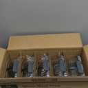 M MCIRCO [5-Pack, 36 oz] Glass Meal Prep Containers 3 Compartment with Lids, Glass Lunch Containers,Food Prep Lunch Box,Bento Box,Microwave, Oven, Freezer, Dishwasher (4.5 Cups) (Gray)