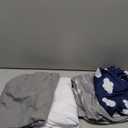 Baby Bassinet Sheets 4 Pack Compatible with 33" x 20" Mika Micky, Baby Delight, Dream On Me, AMKE and Other Rectangle Bassinet Mattress, Ultra Soft & Skin Friendly, Washer & Dryer (for Mika Mikcy & Baby Delight & Bedside Sleeper, Navy Blue Cloud)