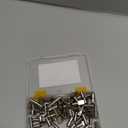 104Pcs Shelf Pins Kit,4 Styles Nickel Plated Shelf Support Pegs,Bookshelf Pegs for Shelves,Cabinet Shelf Bracket Pegs Shelf Pins Holders for Kitchen Furniture & Closet ( 5mm & 1/4inch )