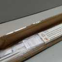 LazBlinds No Tools No Drill 1" Vinyl Mini Blinds, Cordless Blinds for Windows, Light Filtering Horizontal Window Blinds & Shades, 31" W x 36" H, White