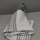 LANE LINEN Waterproof Shower Curtain - 72 x 36 inches Stall Size - All in 1 Linerless Stripped Fabric with Integrated Waterproof Layer - Modern Spa Style Exterior - Durable & Machine Washable - Gray