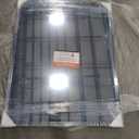 TEHOME Farmhouse Black Metal Framed Recessed Bathroom Medicine Cabinets with Mirror Rounded Rectangle Medicine Cabinet with BeveledMirros,16.5x27.5''