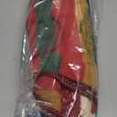 Hammock, Cotton Canvas Hammock Portable Camping Hammock with Carrying Bag Two Anti Roll Balance Beam Metal Carabiner Ropes and Tree StrapsSuit for Indoor,Yard,Camping,Outdoor-Rainbow (Red)