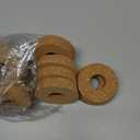 OLYCRAFT 10Pcs Cork Lids for Glass Planter 2.9-3.1 Inch Plant Corks with Center Hole Cork Stoppers for Hydroponic Plant Hydroponic Vase Lids Cork Replacement for Hydroponics Growing Vases