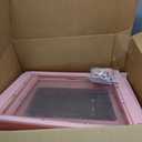 ClimbHope Clear Acrylic Dog Playpen Indoor Pet Pen, 24" H, Pink, 8 Panels
