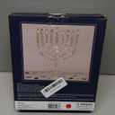 Rite Lite LED Twinkling Menorah Decoration | Hanukkah Gifts Jewish Holiday Party Favors Battery-Powered Lights Dance! Judaica Chanukah Festival of Lights 8.75" H