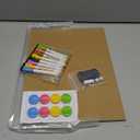 Dry Erase Magnetic White Board, 16" x 12" Double-Sided Desktop Whiteboard with Stand, Portable Small Whiteboard Set for Drawing, Office, Home