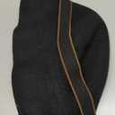 Women Vintage Felt Cloche Hats Winter Fall Solid Fedora Caps Elegant Bowler Hat Bowknot (Black)