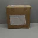 Klear Vu Gripper Overstuffed Universal Non-Slip Dining Chair Cushions for Kitchen Decor or Office Use, U-Shaped Skid-Proof Seat Pad, 17x17 Inches, 2 Count (Pack of 1), Solid Midnight Black