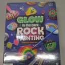 Dan&Darci Kids Rock Painting Kit - Glow in The Dark - Gifts Arts & Crafts for Boys and Girls Ages 6-12 - Craft Activities Kits - Creative Art Toys for 6, 7, 8, 9, 10, 11 & 12 Year Old Kid