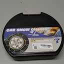 Snow-Chains Auto Fixing 1 Min Quick Fit Easy Installation Tire-Chains, Portable Reusable Universal Emergency Tire Traction Chain for Passenger Car, Pickup Trucks and SUV - Set of 2 (HKN-160)