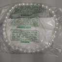 CARIEDO Pearl Soft Face Pleated Handbag Advanced Evening Bag Party Prom Bride Purse Phone Clutch Purse (White)