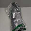 Mibao Front Door Mat Outside Entrance, Durable Outdoor Indoor Mat, Low Profile Heavy Duty Doormat, Non-Slip, Traps Dirt and Moisture, Easy Clean Patio Porch Entryway Mat, 29.5" x 17", Black