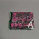 Avidlove Sexy Lingerie Set for Women Plaid Mini Skirt Outfit with Thong Set 4 Piece, S