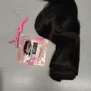 Clip in Hair Extensions, 16 Inch Natural Black Curly Hair Extensions Clip Ins, 8PCS Synthetic Hairpieces for Thinning Hair