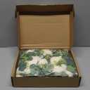 6Pcs 35Ft Eucalyptus Garland with Flowers, Faux Greenery Garland Vines, Artificial Flower Garlands for Wedding Table Backdrop Arch Wall Party Ceremony Decorations (Eucalyptus & White Rose 2)