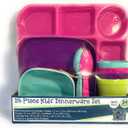 24-Piece Kids" Dinnerware Set (Multicolor, Tableware)