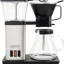 SimplyGoodCoffee THE BREWER - Plastic-Free. Coffee Maker/Coffee Machine. 8 Cup Automatic Drip Pour Over Coffee Brewer. Brewer Free of Plastic, Gold Cup Standard. Black/Stainless Steel