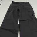 Dickies Men's Loose Fit Cargo Work Pant, Rinsed Black, 34W x 32L