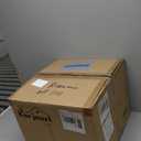 Karjear Black Rattan Chandelier, 16.5 inch Large Wicker Pendant Lights Fixture Hand-Woven Basket Hanging Light for Dining Room Kitchen Island Living Room