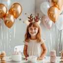 Reindeer Headband Adult for Christmas Cosplay Party Accessories - Women Reindeer Antler Hair Hoop Festive Headpiece Costume Accessories Plush