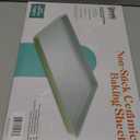 Boxiki Kitchen Non-Stick Ceramic Baking Sheet - Slick & Non-Toxic Ceramic Coating, PTFE & PFOA Free Cookie Sheet Pan - Cookie Sheet, Perfect for Baking, Roasting, and More (Half Sheet Pan)