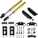 29" Pair Front Fork Shocker for 110CC 125CC Dirt Pit Bike, Complete 45/48mm Front Forks and Triple Clamp Handlebar Riser Set Fit For Dirt Pit Pro Trail Bike 110cc 125cc 150cc