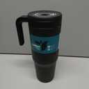 REDUCE Chiller Vacuum Insulated 40 oz Tumbler with Spill-Proof Silicone Straw - Sustainable Tritan Lid with Water Intake Markers - Soft Sit Base Travel Mug - Dishwasher Safe - Phantom