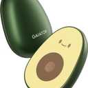 Gaiatop Hand Warmers Rechargeable 2 Pack, Magnetic 3 Settings Fast Heating Avocados Shape, Electric Portable Pocket Heater, Reusable Hot Hands Gifts for Women Men Outdoor Camping Hunting Golf (Smiling Face)