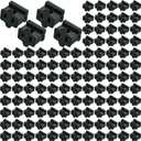 120 Pieces SPT-1 Christmas Light Slip Plug Female Vampire Slip Plug Inline Zip Holiday Adapter for Lights Design (Green)