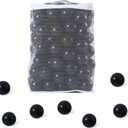 Ball Pit Balls for Kids, Plastic Refill 2.2 Inch Balls, 100 Pack, Bright Colors, Phthalate and BPA Free, Includes a Reusable Storage Bag with Zipper