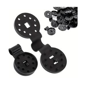 50Pcs Shade Cloth Clips, Plastic Tarp Clips, Greenhouse Shade Cloth Fix Clamp, Windproof Awning Clamp Grip, Universal Garden Plant Clamps for Garden Patio Awning Mesh