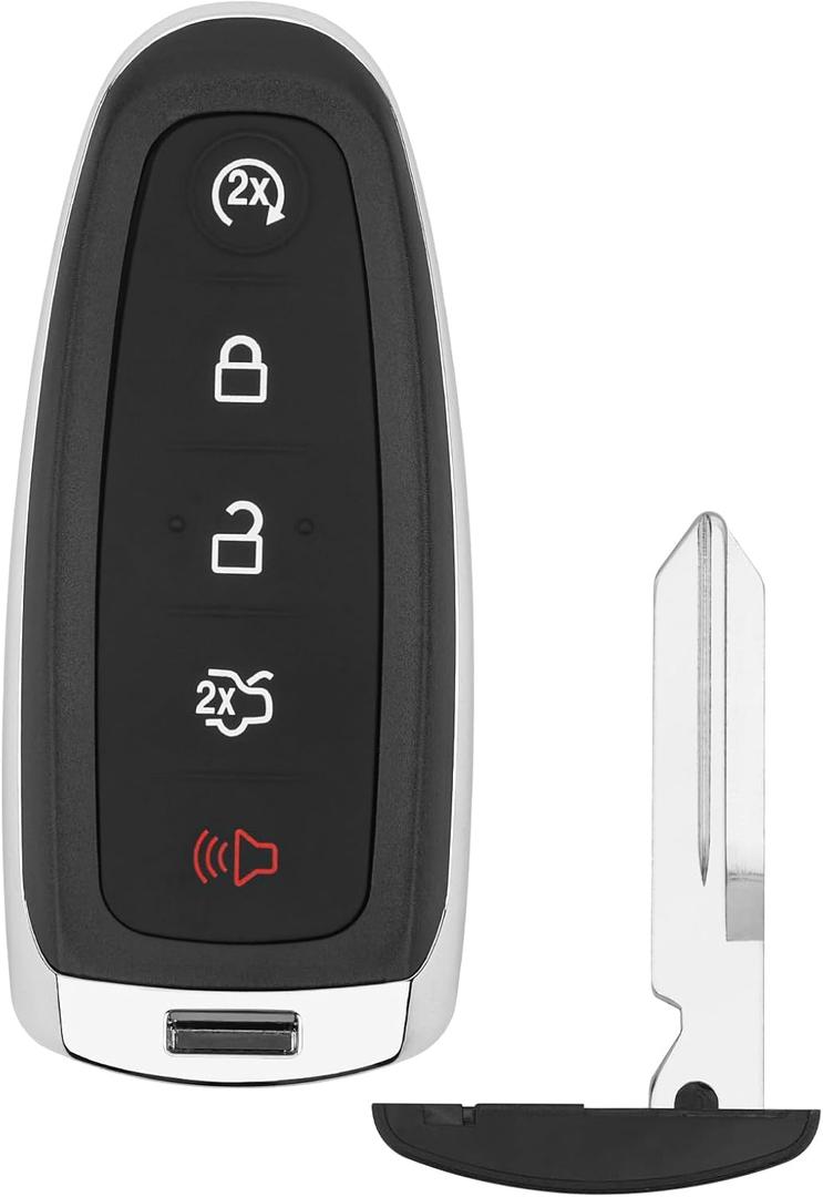 Key Fob Replacement for 2012-2019 Ford Focus/ 11-15 Edge Explorer/ 17-20 Escape/ 15-17 Expedition/ 13-19 Flex Taurus/Lincoln MKS MKT MKX Navigator Car Keyless,M3N5WY8609 M3N5WY8610