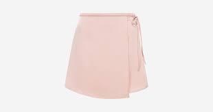 AnotherChill Women's Low Waist Micro Mini Skorts Skirt with Built-in Shorts Sexy Stretch light Pink Skirts Basic Summer Outfits, S