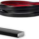 Art3d 30 Ft Peel and Stick Flexible Vinyl Molding Trim for Wall Tile Edges, Kitchen backsplash, Mirrior Frame in Black