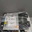 Heated Blanket Throw Blanket - Fast Heating Electric Blanket, Soft Flannel Heated Throw with 10 Time Settings,10 Heating Settings, Warm Gifts for Women & Mom & Grandma(50"x60"Cow Print White) (01 - Black Ombre-white)