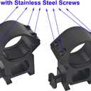 25mm Torch Clip Mount Flashlight Holder with Stainless Steel Screws
