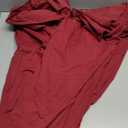 Memoriesea Women's Elegant Sleeveless Deep V Neck Bodycon Party Evening Gown Maxi Dress Burgundy Large