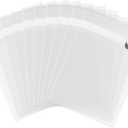 Golden State Art, Pack of 100, Acid-Free 8 3/8x 10 1/8 inches Crystal Clear Sleeves Storage Bags for 8x10 Photo Framing Mats Mattes