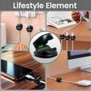 3 x Cord Organizer [Fast Lock] 6 Pack GRIPNEST Black Cable Management [Easy Grip] Cord Holder Clips, Adjustable Strong Adhesive Wire Holders for Cords, Desk, Office, Home, Car, or Nightstand.