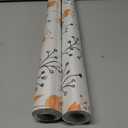 2 x Jeweluck Floral Wallpaper Peel and Stick Wallpaper Floral Contact Paper 17.7inch196.8inch Flower Bird Removable Wallpaper Peel and Stick Vintage Floral Wall Paper for Cabinets Decorative Vinyl