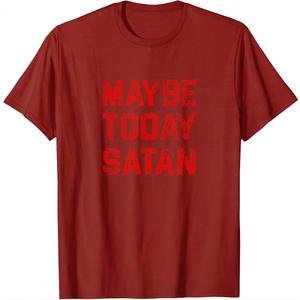Maybe Today Satan Vintage T-Shirt M