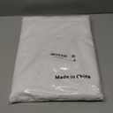 GFCC 8FTX10FT White Backdrop Background for Photography Photo Booth Backdrop for Photoshoot Background Screen Video Recording Parties Curtain