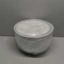 12/10/9 Large Modern Plant Pots, Plastic Planters with Drainage Holes and Saucers for Indoor Outdoor Plants Flowers, White Speckles