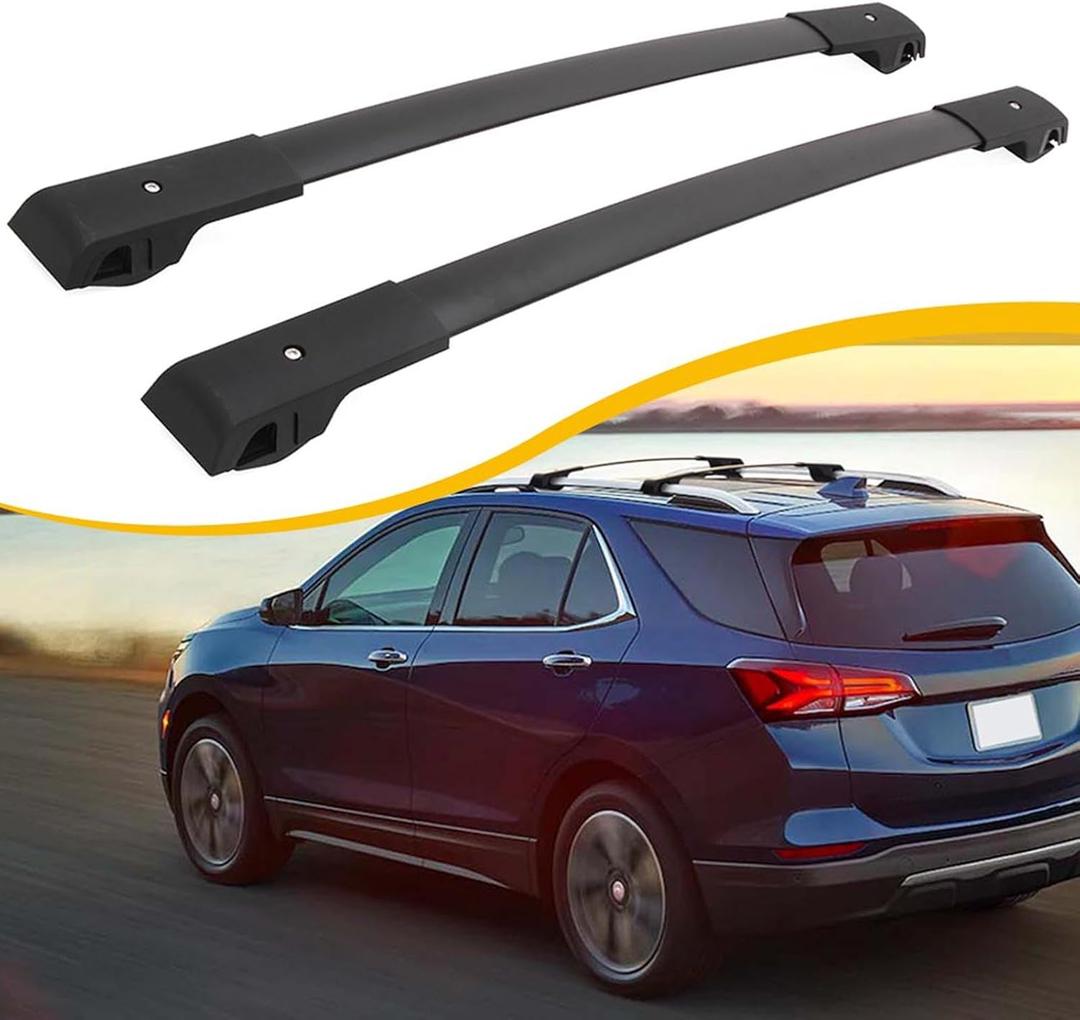 Cross Bars Roof Rack Fit for Chevrolet Chevy Equinox 2018-2024 Luggage Rack Crossbar Cargo Carrier with Side Rails