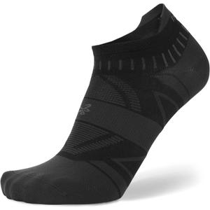 Balega unisex Hidden Dry Moisture Wicking Performance No Show Athletic Running Socks (1 Pair) (Medium, Black)