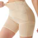Shapewear Tummy Control,Butt Lifting Shapewear,Body Shaper for Women,Women's Shapewear Thigh Slimmer (Yellow, M)